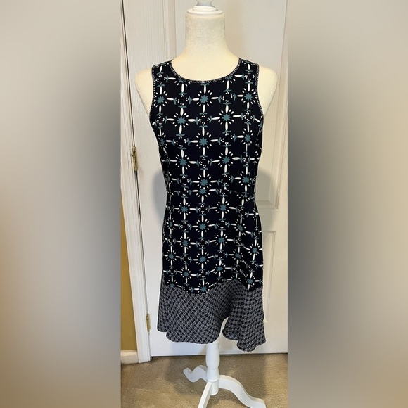 Ann Taylor LOFT Women Black Casual Dress 2 - Picture 1 of 6